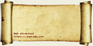 Jana Radmilović vizit kartica